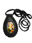 St Benedict Leather Scapular Necklace