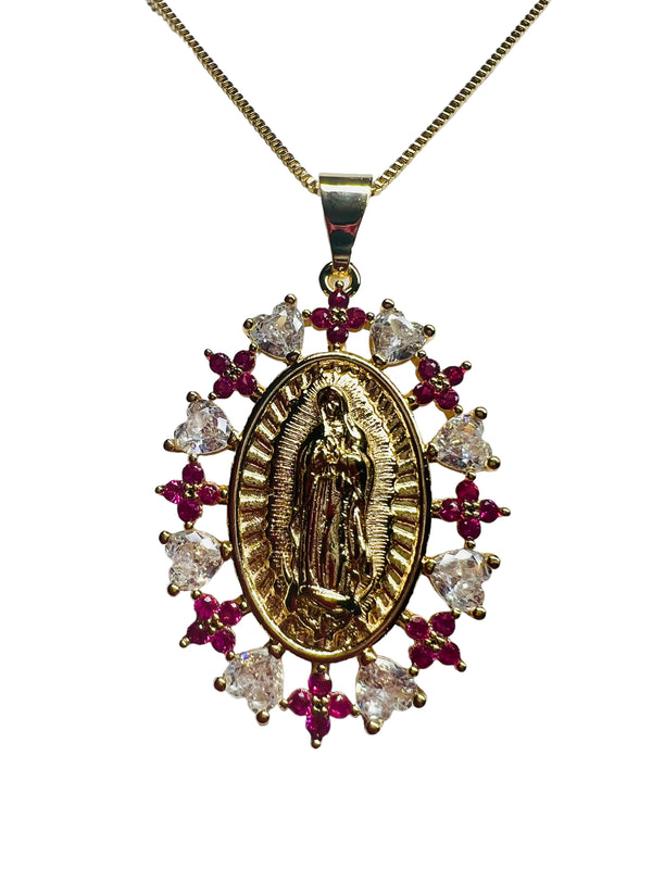 Our Lady of Guadalupe Necklace (24K Gold Filled)