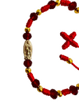 Our Lady of Guadalupe Knotted Rope Hand Made Bracelet