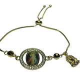 Devine Mercy Jesus Gold Plated Bracelet