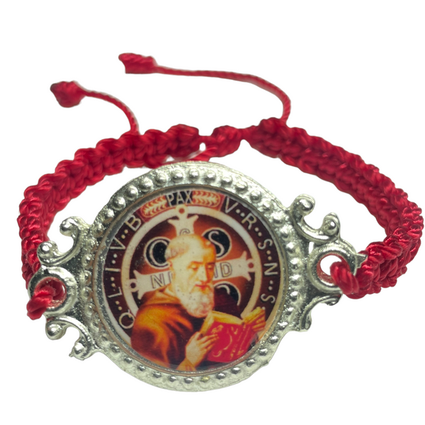 St Benedict Knotted Rope Bracelet