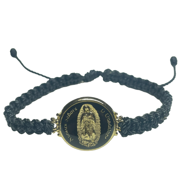 Our Lady of Guadalupe Knotted Rope Bracelet
