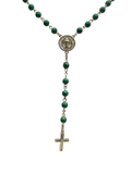 Our Lady of Guadalupe Rosary Necklace - Green