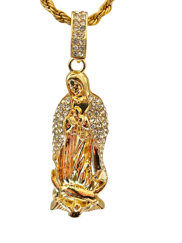 Our Lady of Guadalupe Necklace (24K Gold Filled)
