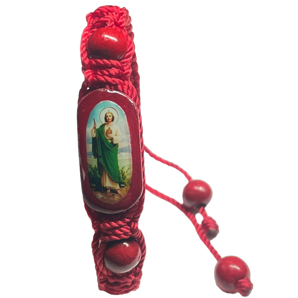 St Jude Knotted Rope Bracelet
