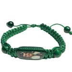 Jesus Malverde Knotted Rope Bracelet