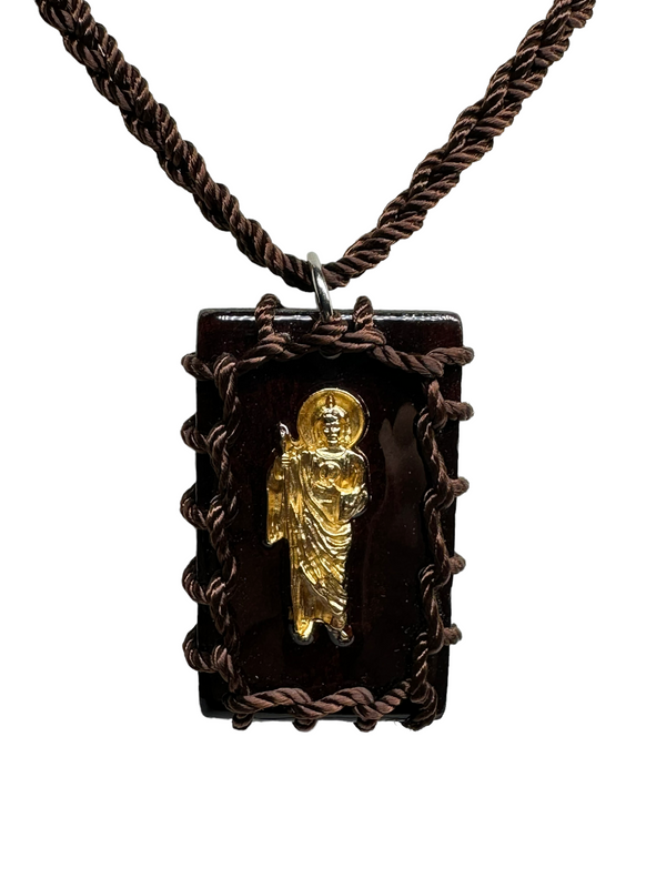 St Jude Reversible Scapular Necklace