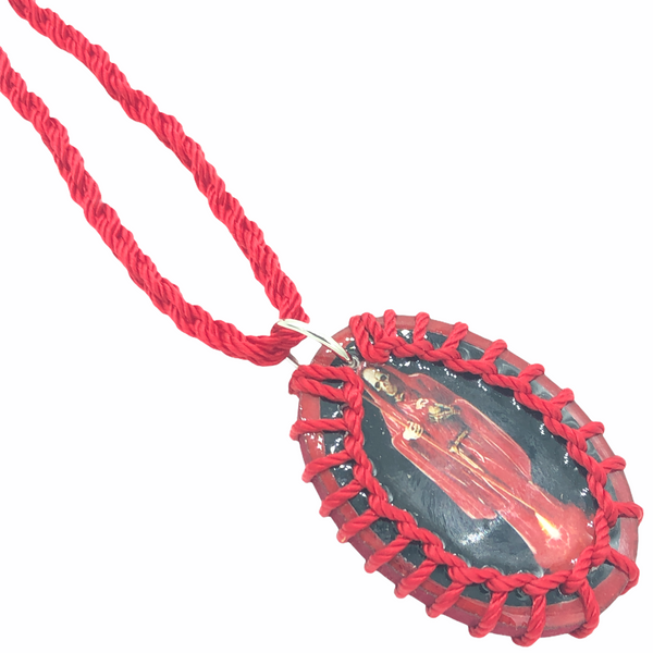 Santa Muerte Oval Scapular