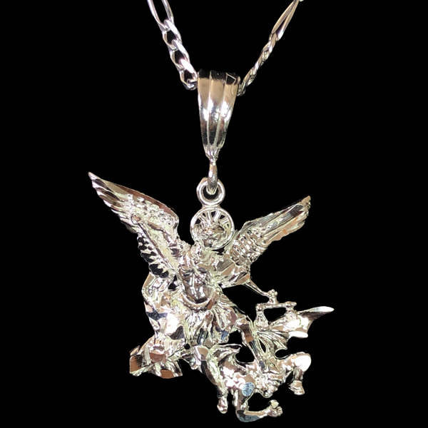 St Michael Archangel (.925 PURE SILVER)