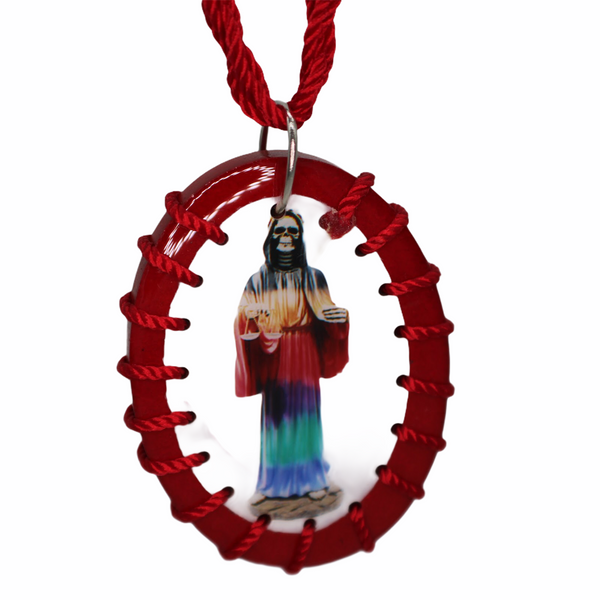 Santa Muerte Oval Scapular
