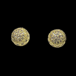 Stud Earrings (14K Gold Finish)