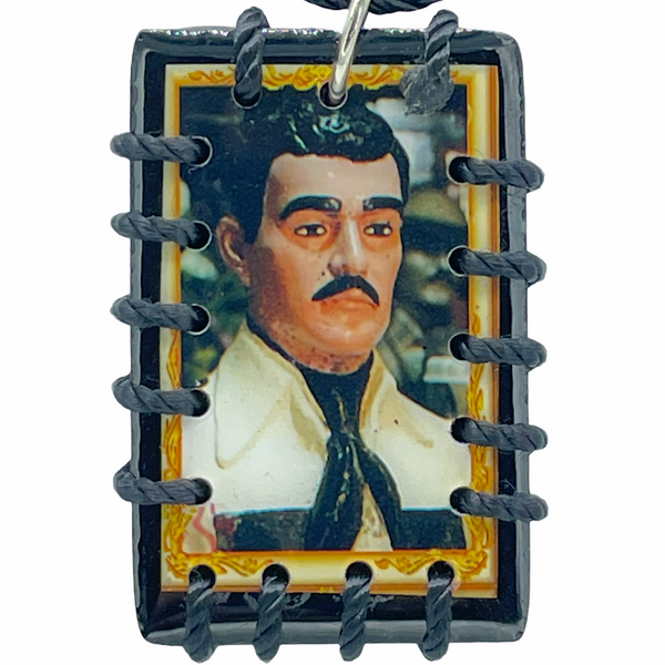 Jesus Malverde Scapular Necklace