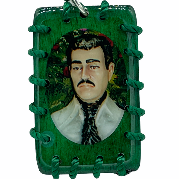 Jesus Malverde Scapular Necklace