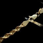 14K Gold Rope Necklace (Solid 14K Gold)