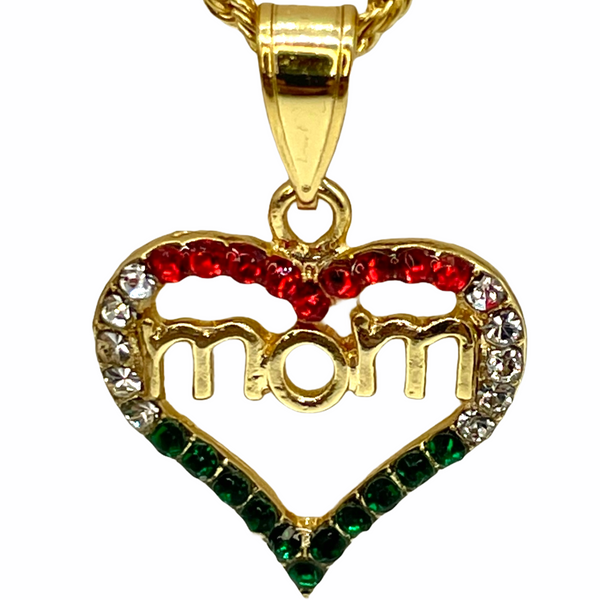 Mom Heart (24K Gold Filled)