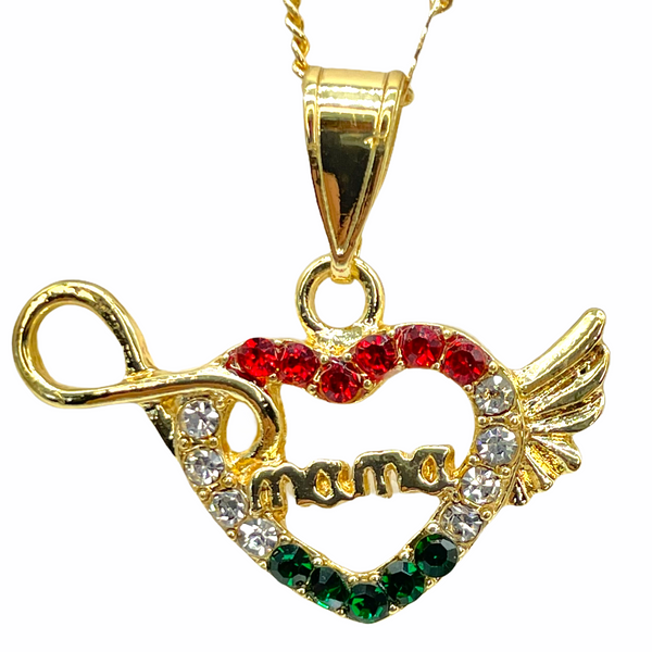 Mama Heart (24K Gold Filled)
