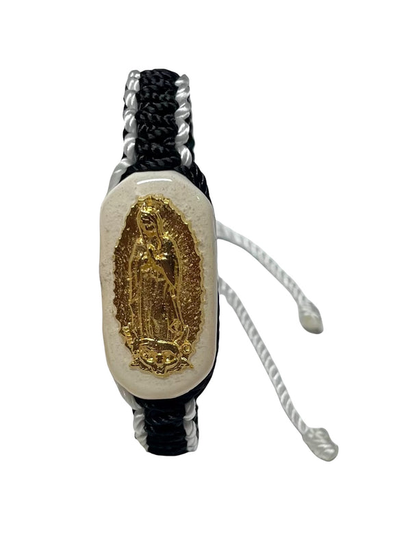 Our Lady of Guadalupe Knotted Rope Bracelet