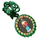 Santa Muerte Scapular Necklace