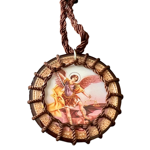Saint Michael Scapular Necklace