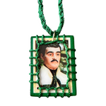 Jesus Malverde Scapular Necklace