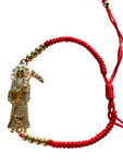 Santa Muerte Bracelet (Knotted and Gold Filled)