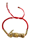 Santa Muerte Bracelet (Knotted and Gold Filled)