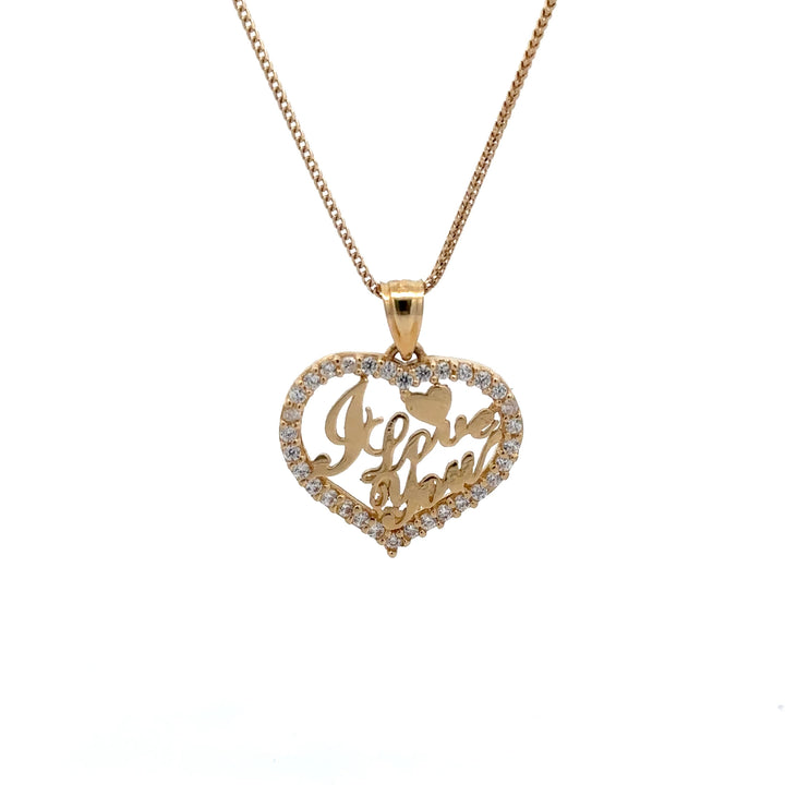 I Love You Heart (14K Gold)