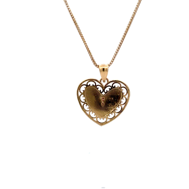 Quinceanera Heart (14K Gold)