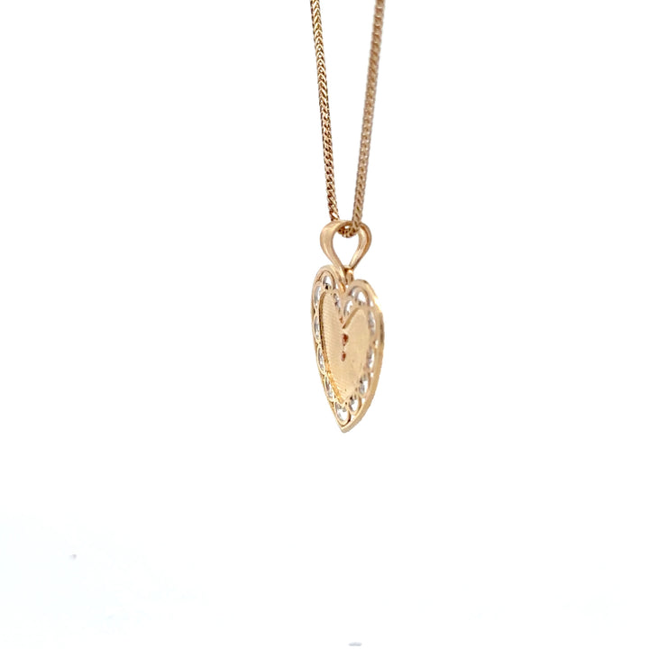 Quinceanera Heart (14K Gold)