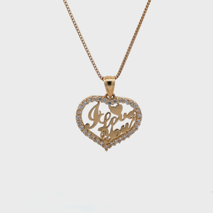 I Love You Heart (14K Gold)
