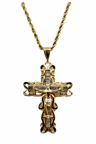 Crucifix Pendant (24K Gold Filled)
