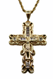 Crucifix Pendant (24K Gold Filled)