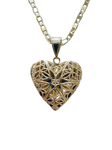 HEART PENDANT WITH NECKLACE (24K GOLD FILLED)