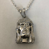 Jesus with 26” Necklace (.925 PURE SILVER)