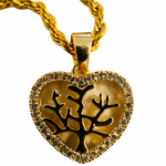 Heart Tree Pendant (24K Gold Filled)