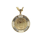 St Benedict Centenario Pendant with Necklace Gold Filled Chain Saint NEW